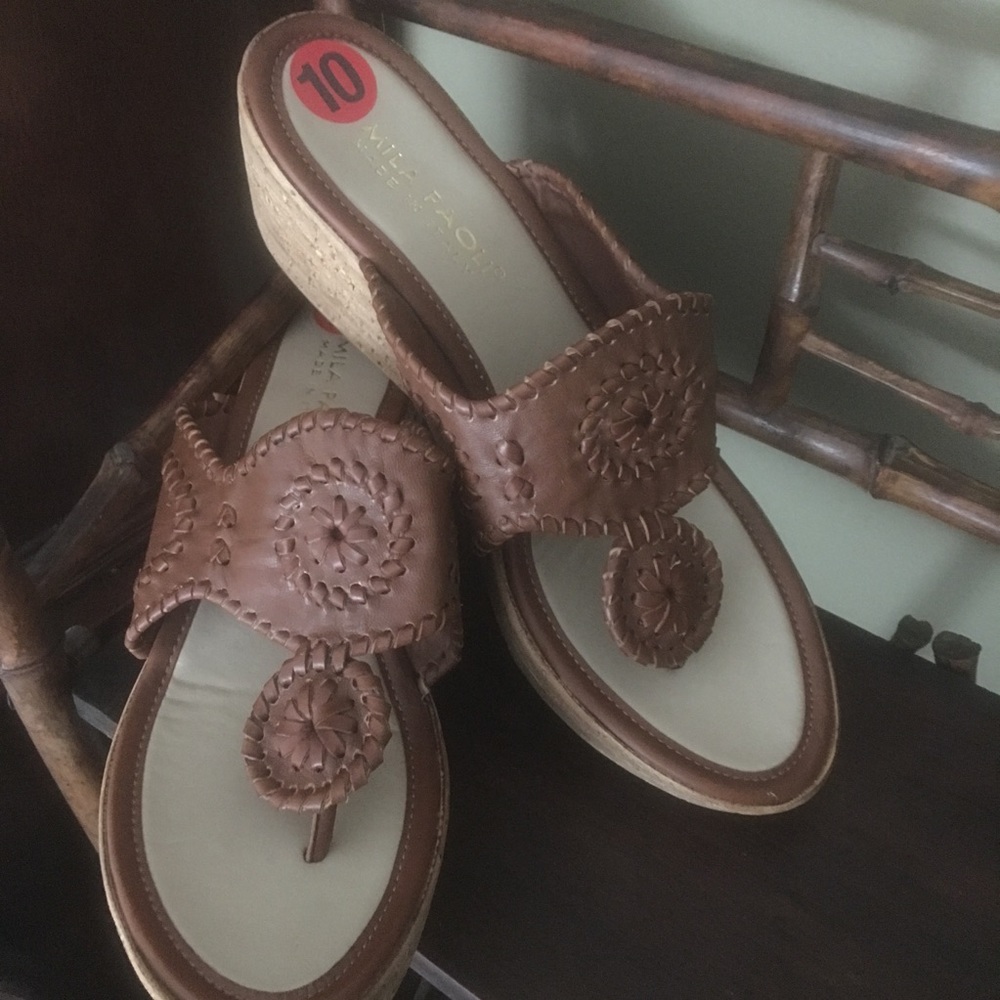 Woman's 10 shoes,Mika Paola,leather sandal